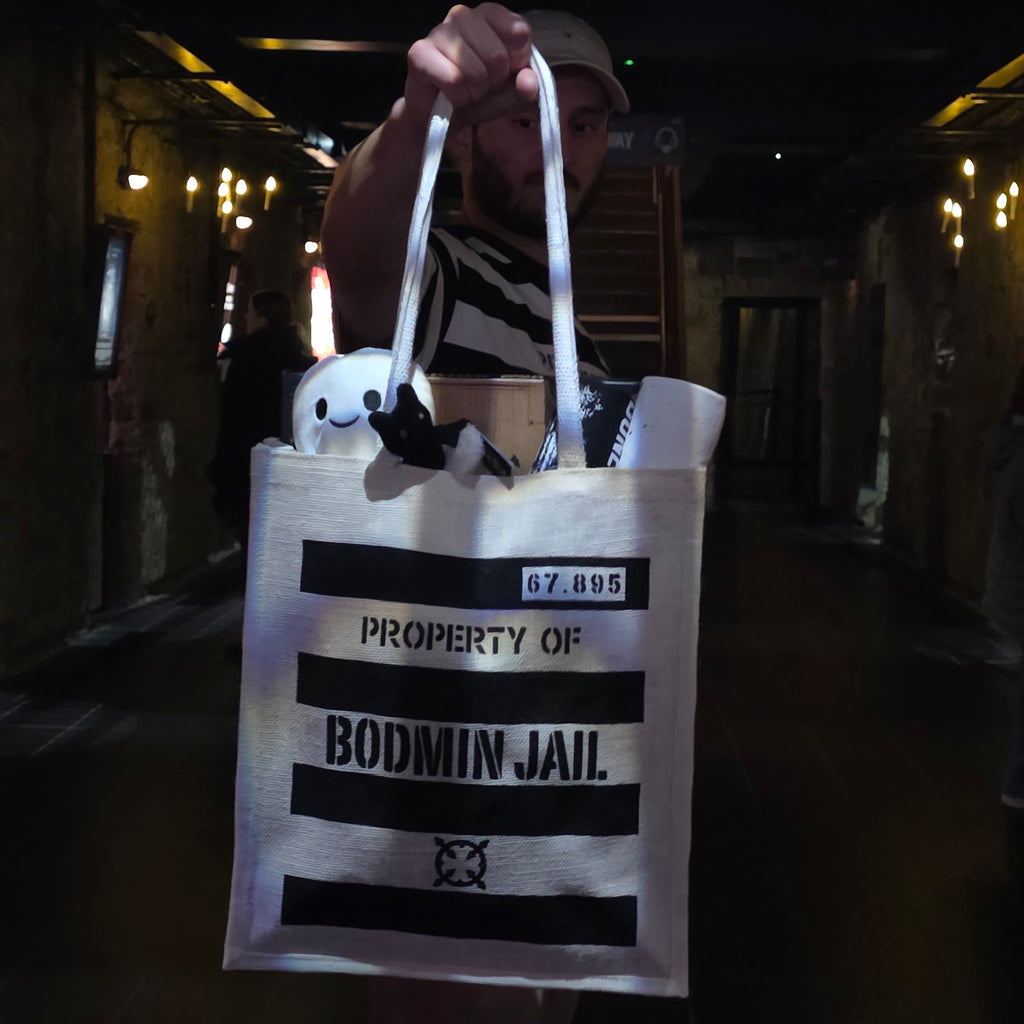 Striped Jute Bag