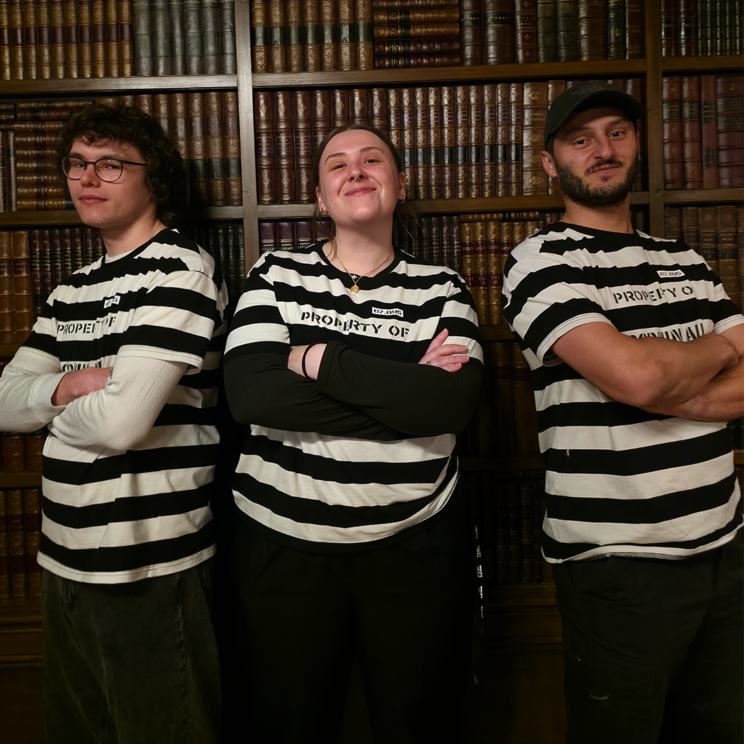 Adult Woven Striped Short Sleeve T-shirt (Cream&Black)