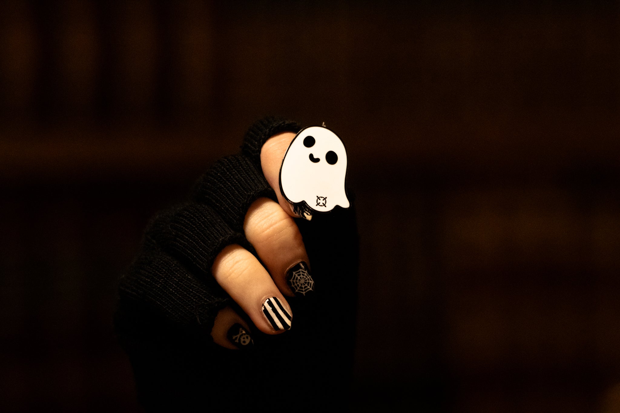 The Bodmin Jail Ghost Pin Badge