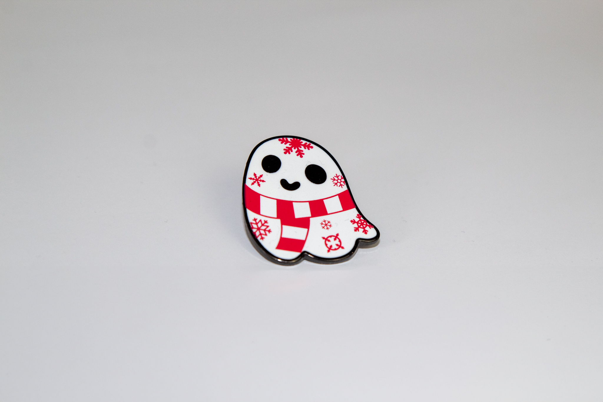 The Christmas Crimes Ghost Pin Badge