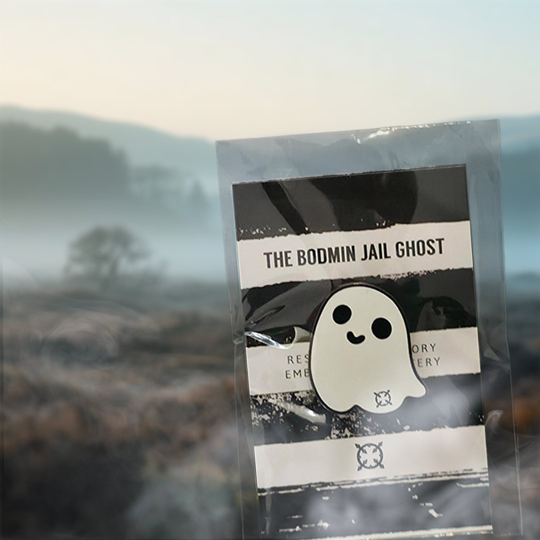 The Bodmin Jail Ghost Pin Badge